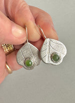 Load image into Gallery viewer, Jade Petal Earrings
