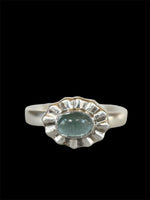 Load image into Gallery viewer, Blue Tourmaline Ring in Sterling Silver
