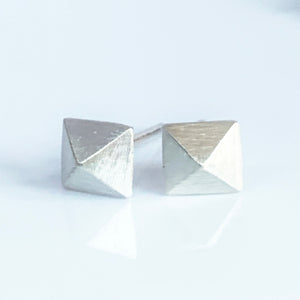 Pyramid Studs in Gold or Silver