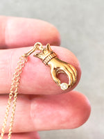 Load image into Gallery viewer, Victorian Hand Charm

