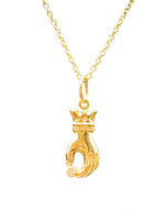 Load image into Gallery viewer, Victorian Hand Charm
