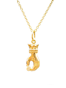 Victorian Hand Charm