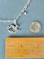 Load image into Gallery viewer, Rabbit Jumping over the Moon pendant
