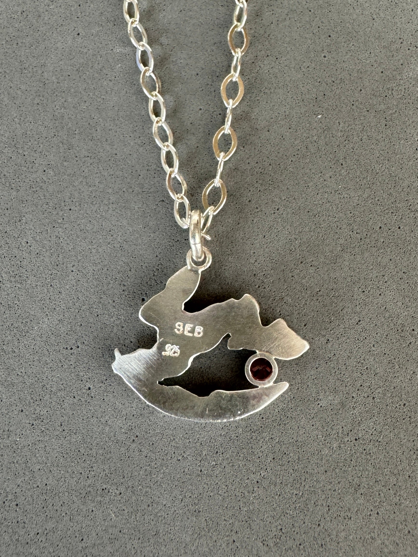 Rabbit Jumping over the Moon pendant
