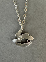 Load image into Gallery viewer, Rabbit Jumping over the Moon pendant
