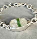 Load image into Gallery viewer, Tourmaline in Quartz Bracelet
