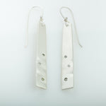 Load image into Gallery viewer, Colored Diamond Earrings in Sterling Silver
