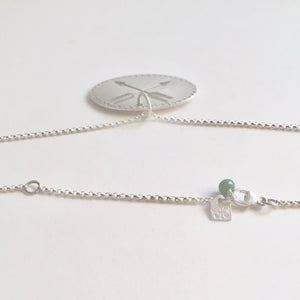 Double Arrow Stamped Pendant