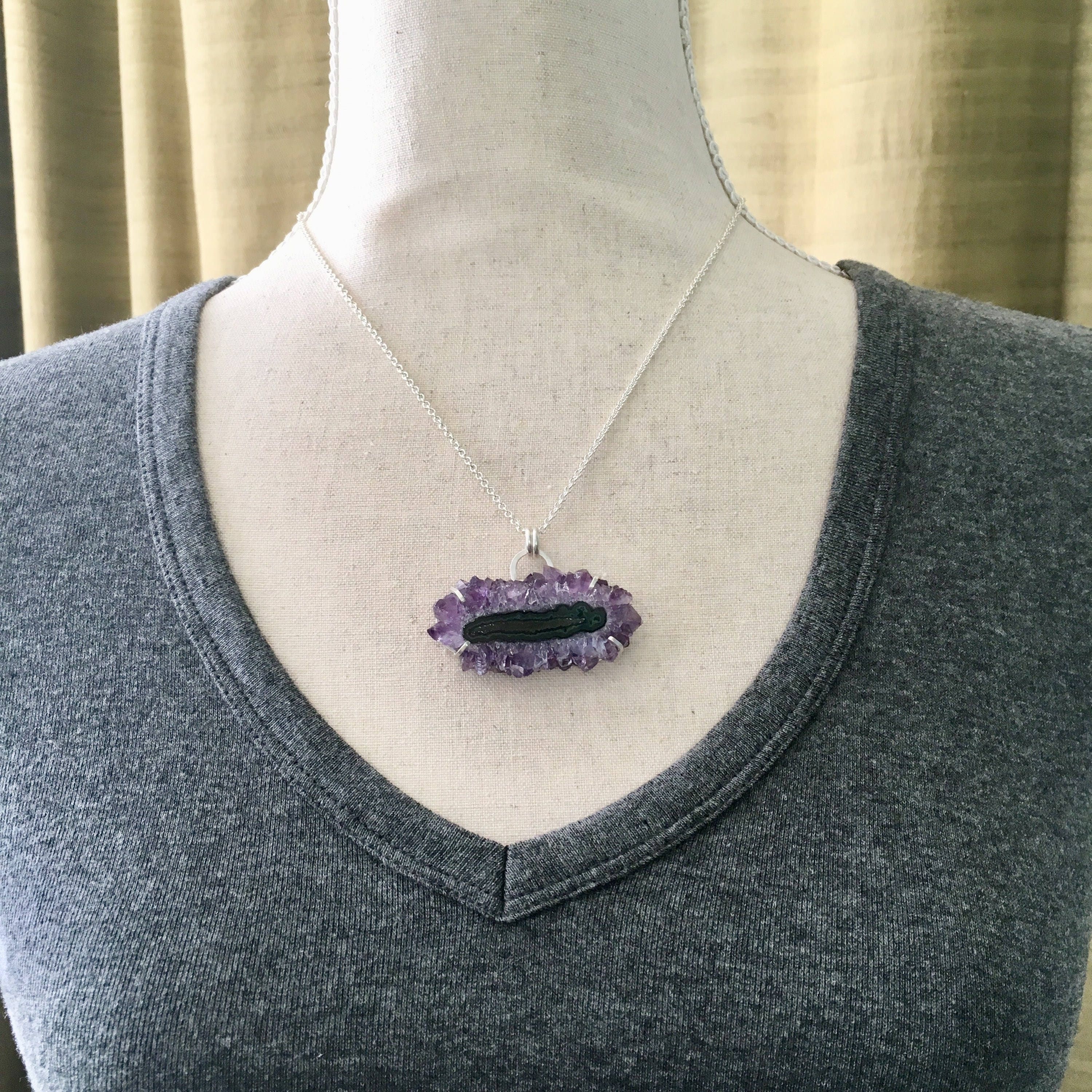 Amethyst Crystal Pendant