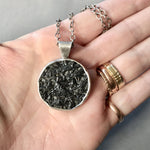 Load image into Gallery viewer, Black Tourmaline Raw Stone Pendant
