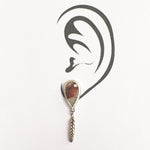 Load image into Gallery viewer, Agua Nueva Agate Earrings with Succulents
