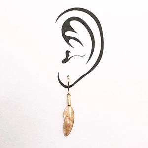 14K Gold Mother of Pearl Earrings