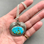 Load image into Gallery viewer, Botanical Turquoise Pendant
