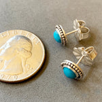 Load image into Gallery viewer, Turquoise Stud Earrings
