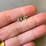 Load image into Gallery viewer, Rose Stud Earrings in Silver
