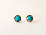Load image into Gallery viewer, Turquoise Stud Earrings
