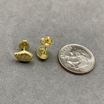 Load image into Gallery viewer, Gold Ladybug Stud Earrings
