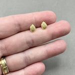 Load image into Gallery viewer, Gold Ladybug Studs

