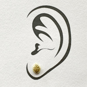Gold Ladybug Studs