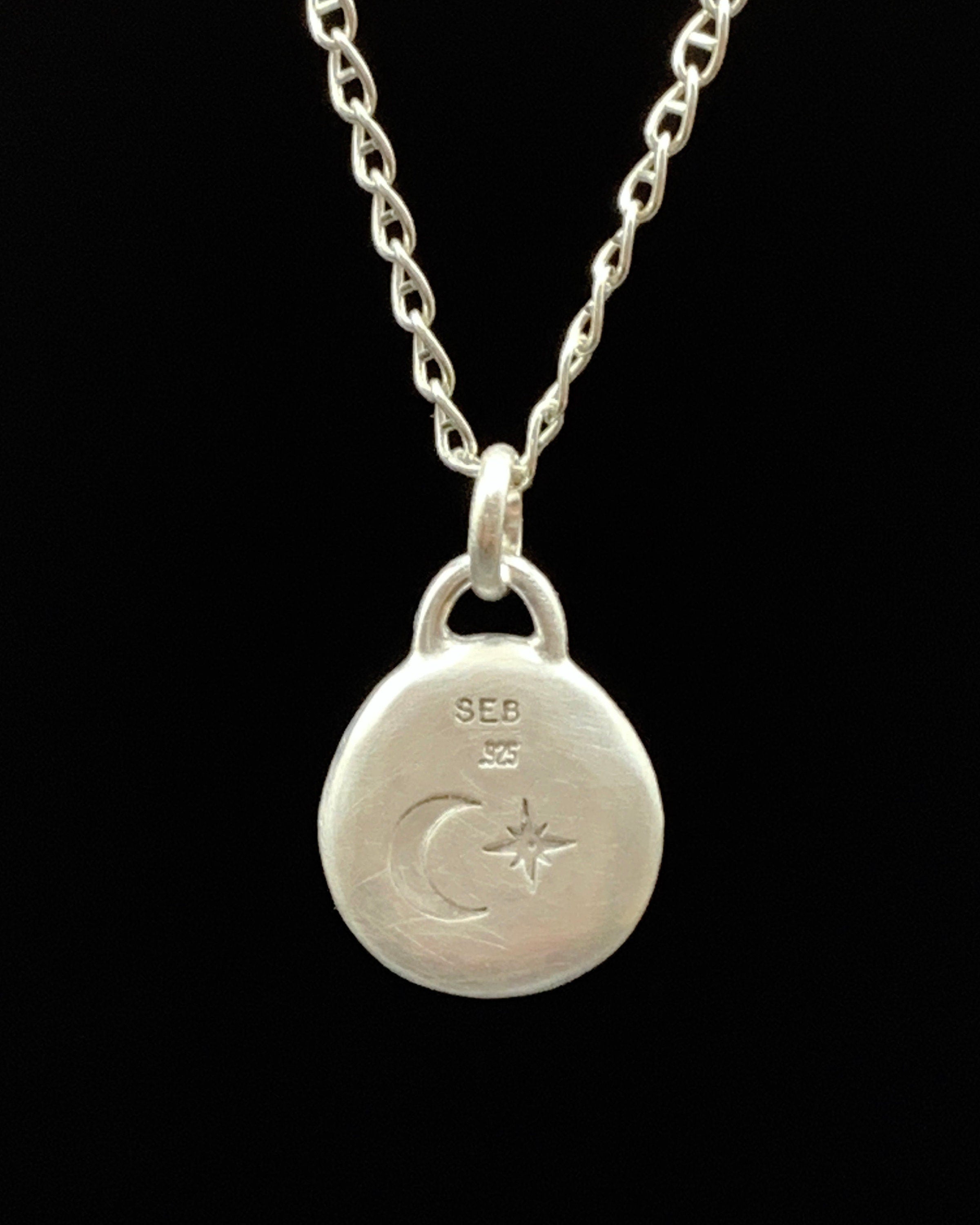 Rainbow River Stone Pendant