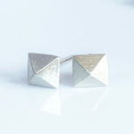 Load image into Gallery viewer, Pyramid Studs in Gold or Silver

