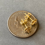 Load image into Gallery viewer, 18K Gold Stud Roses
