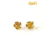 Load image into Gallery viewer, 18K Gold Stud Roses

