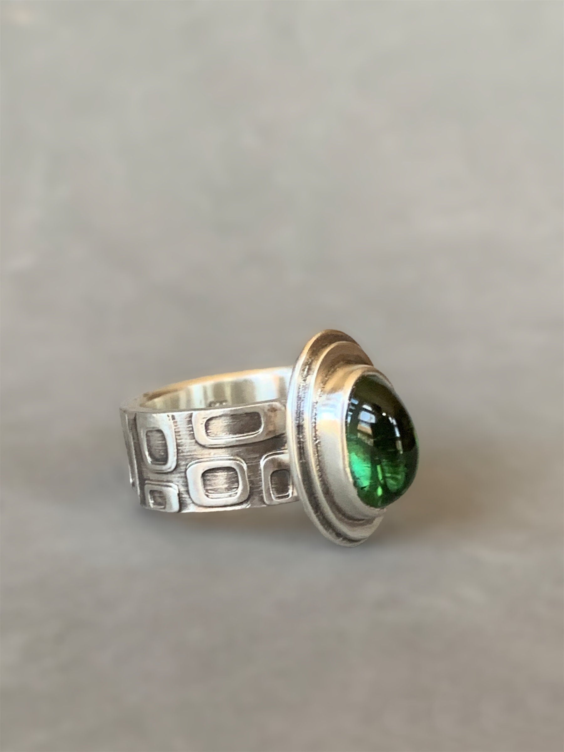 Green Tourmaline Ring