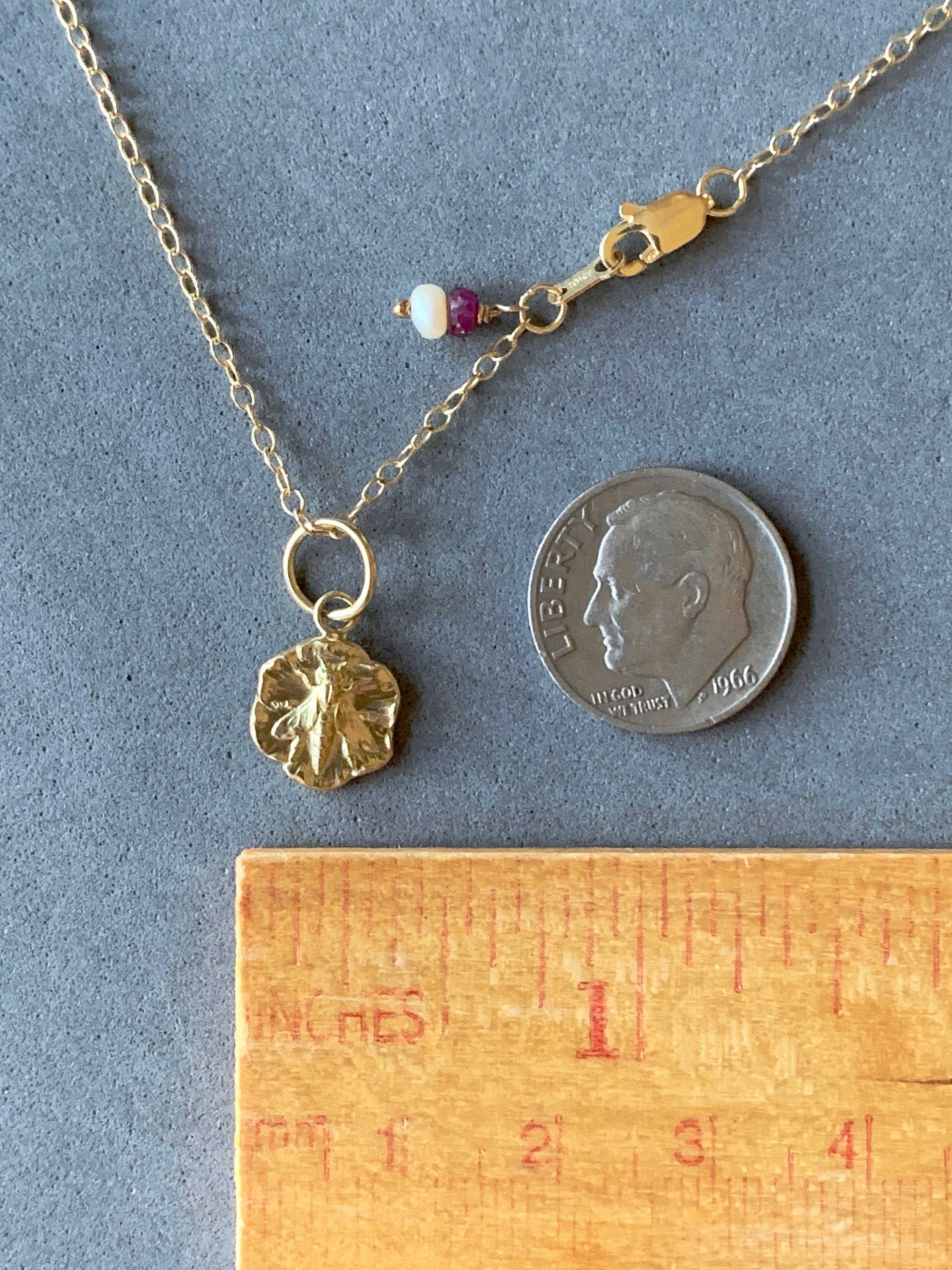 Art Nouveau Gold Bee Charm