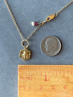 Load image into Gallery viewer, Art Nouveau Gold Bee Charm
