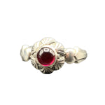 Load image into Gallery viewer, Art Deco Garnet ring in Sterling Silver
