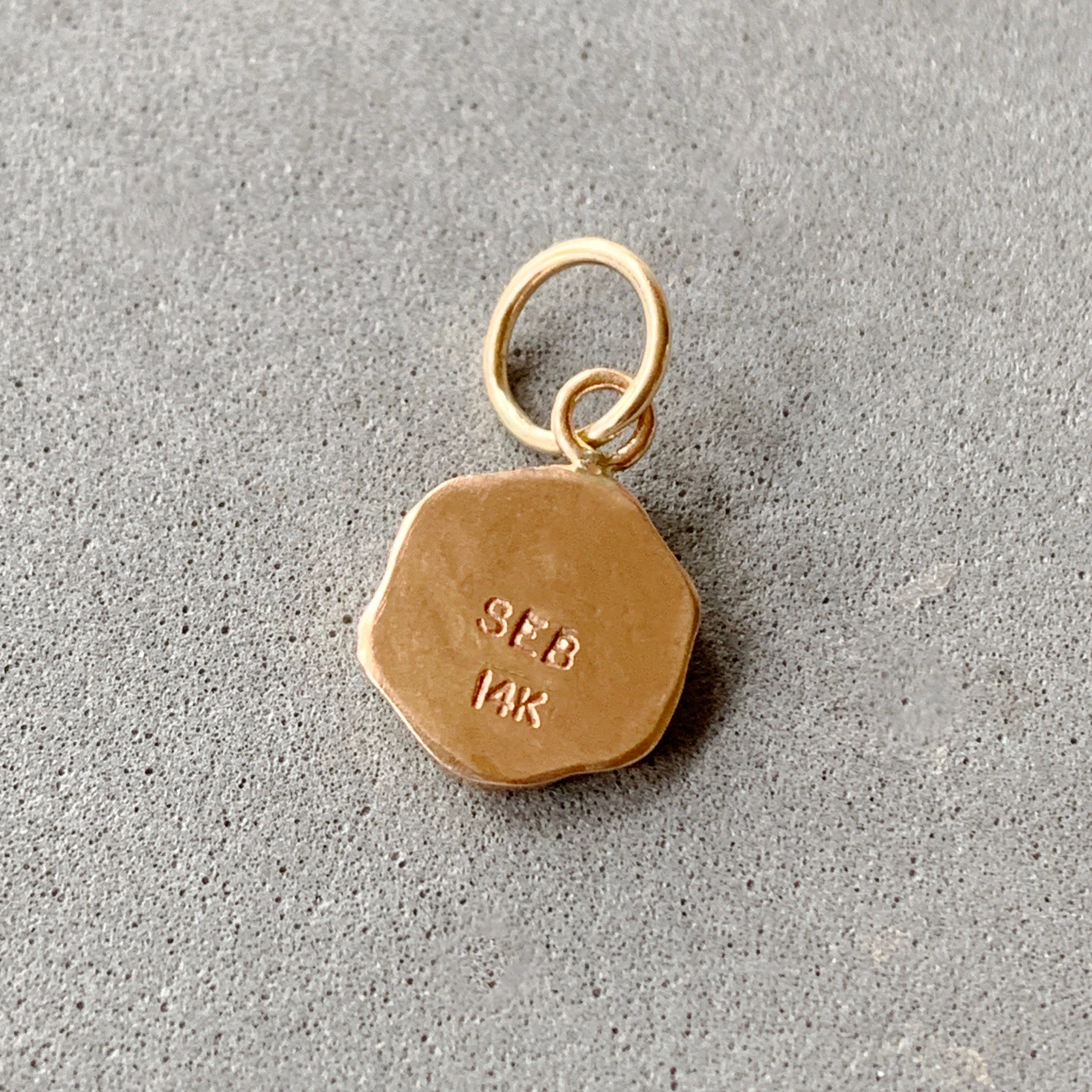 Art Nouveau Gold Bee Charm