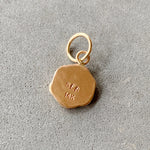 Load image into Gallery viewer, Art Nouveau Gold Bee Charm
