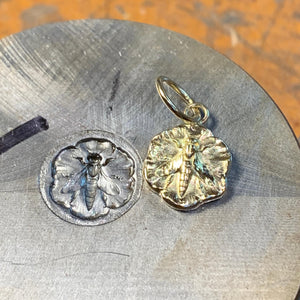 Art Nouveau Gold Bee Charm