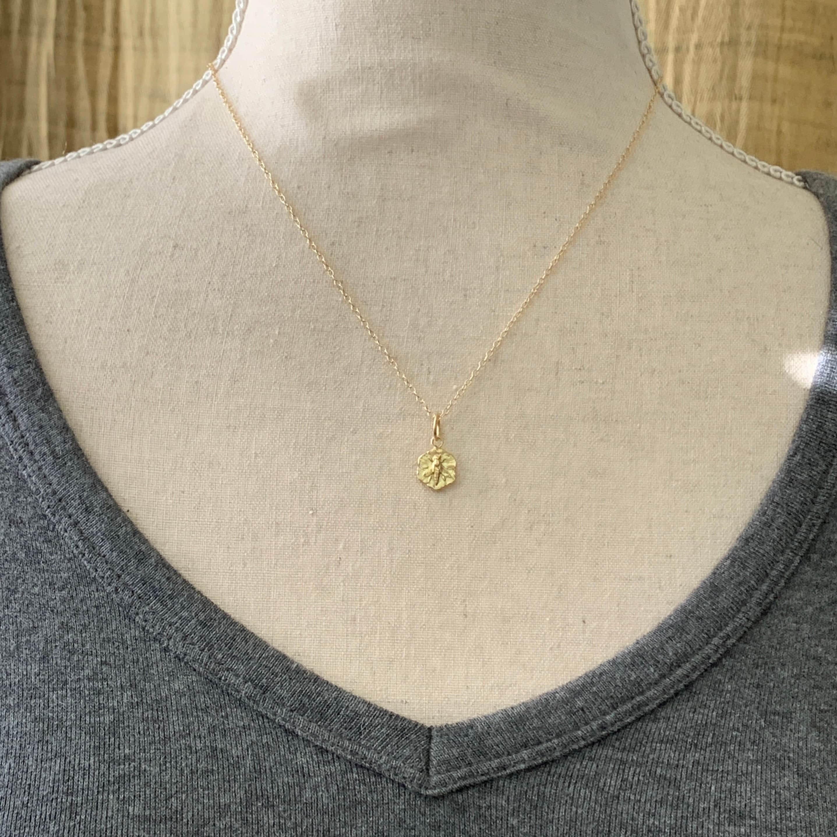 Art Nouveau Gold Bee Charm