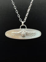 Load image into Gallery viewer, Winged Scarab Pendant in Sterling Silver
