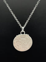 Load image into Gallery viewer, Tree of Life Pendant in Sterling Silver, fruit tree, apple tree, art nouveau
