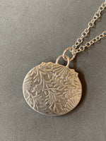 Load image into Gallery viewer, Tree of Life Pendant in Sterling Silver, fruit tree, apple tree, art nouveau
