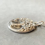 Load image into Gallery viewer, Tree of Life Pendant in Sterling Silver, fruit tree, apple tree, art nouveau
