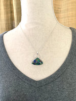 Load image into Gallery viewer, Azurite and Malachite Pendant
