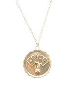 Load image into Gallery viewer, Get Lucky Pendant, Wax Seal, poker chip, sterling silver

