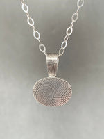 Load image into Gallery viewer, Natural Amethyst Pendant in Sterling Silver, raw stone, birthstone
