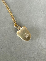 Load image into Gallery viewer, Gold Fox Charm with Diamond Eyes, 10K
