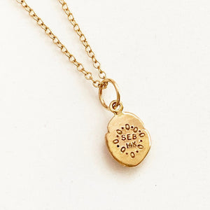 14K Gold Sacred Heart Charm