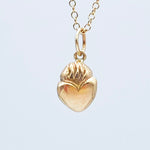 Load image into Gallery viewer, 14K Gold Sacred Heart Charm
