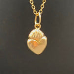 Load image into Gallery viewer, 14K Gold Sacred Heart Charm
