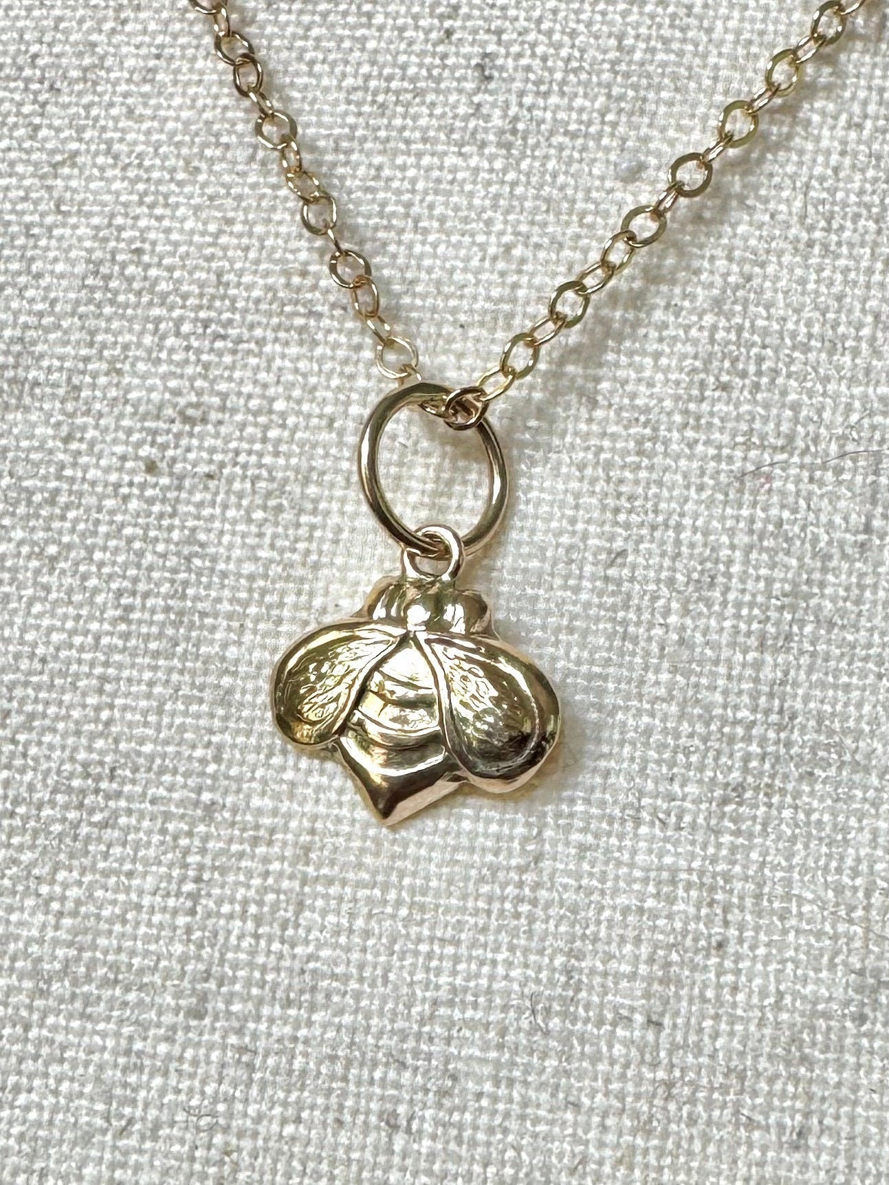 Gold Bee Charm, 10K