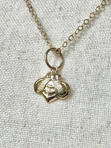 Gold Bee Charm, 10K