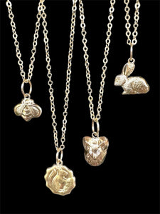 Gold Rabbit Charm, 10K