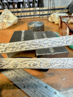 Load image into Gallery viewer, Flower Band with 10K Gold Flower, Moissanite , and Sterling silver
